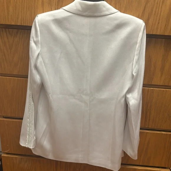 Alice + Olivia White Blazer